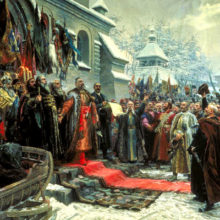 Воссоединение Малороссии с Россией на Раде в Переяславе