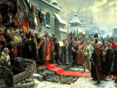 Воссоединение Малороссии с Россией на Раде в Переяславе